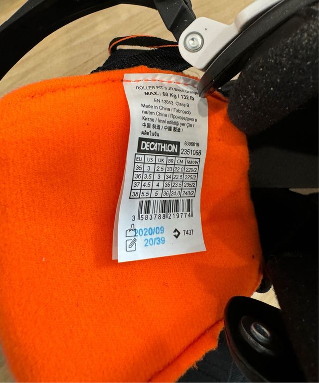 Patines Oxelo niño ajustables con bolsa y protecc