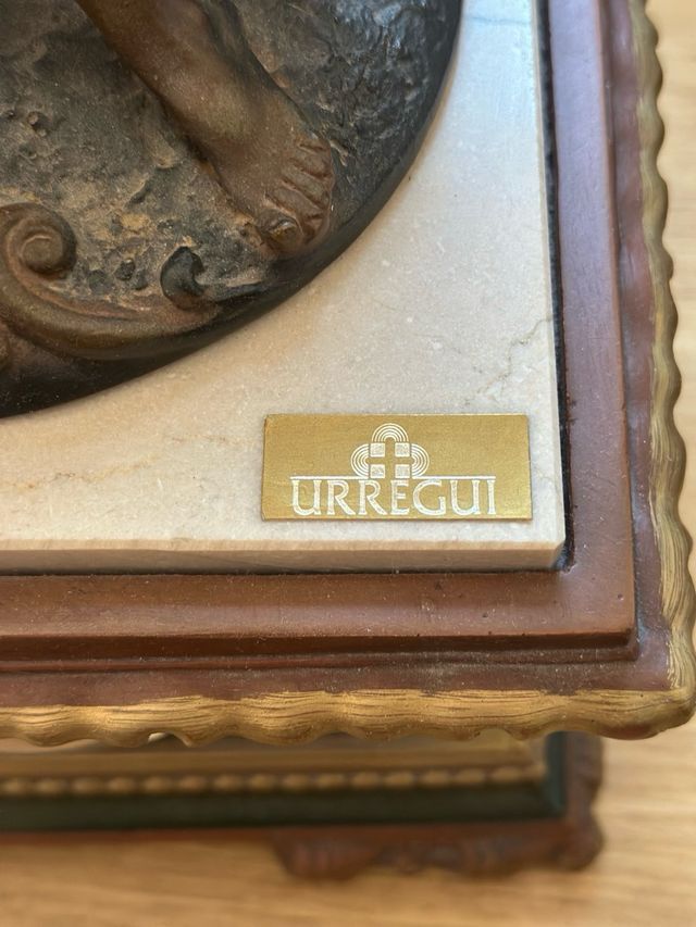 Reloj sobremesa figura pastoril Urregui