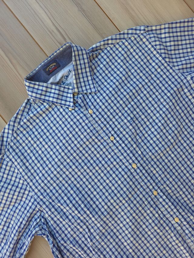 Camisa Paul & Shark cuadros azules