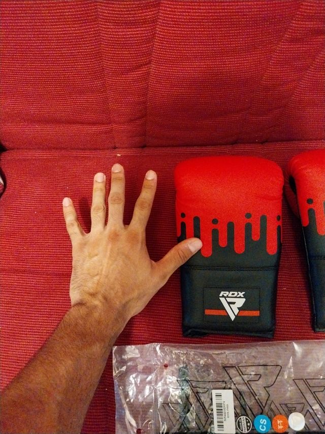 Guantes boxeo RDX - Rojo 8 - 10 Honzas