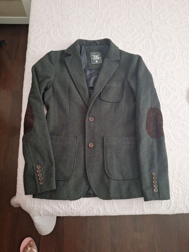 Americana PLNS paño gris oscuro  Talla M