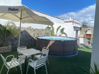 Casa con piscina en alquiler cerca Conil, terraza