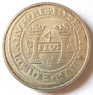 Moneda 4 Reales Méjico Indias Españolas (COPIA)