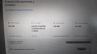 Portátil HP i5 16GB RAM 500gb ssd