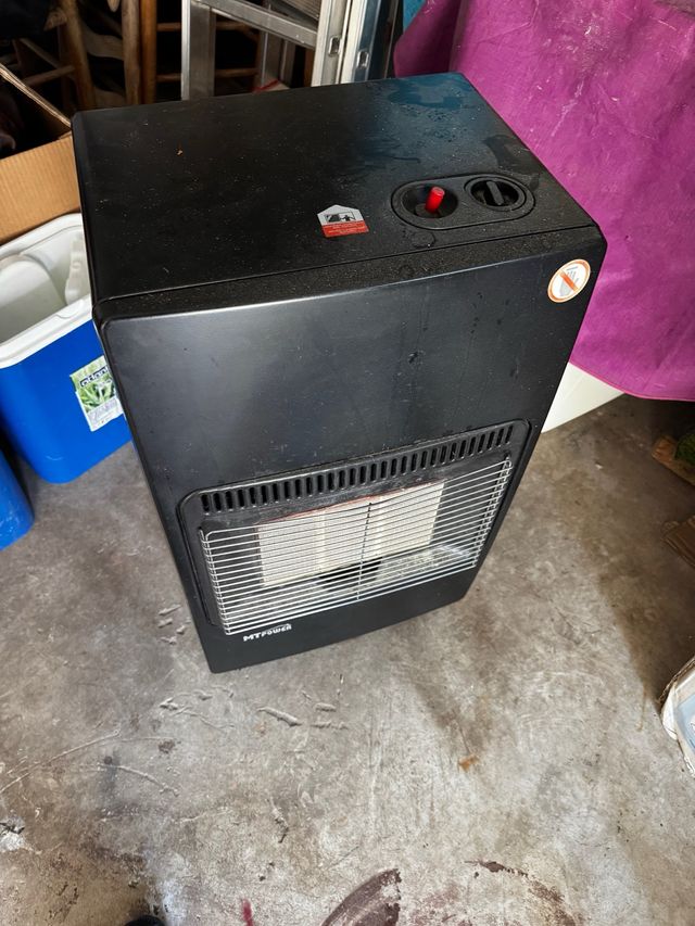 Estufa gas MT POWER negra