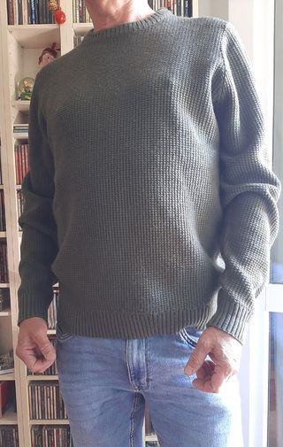 Maglione Uomo Verde Oliva