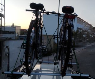 2 Portabicicletas Cruz Aluminio