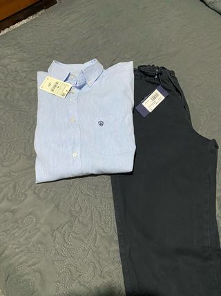 Pantalon  Harper y Camisa Alvaro Moreno
