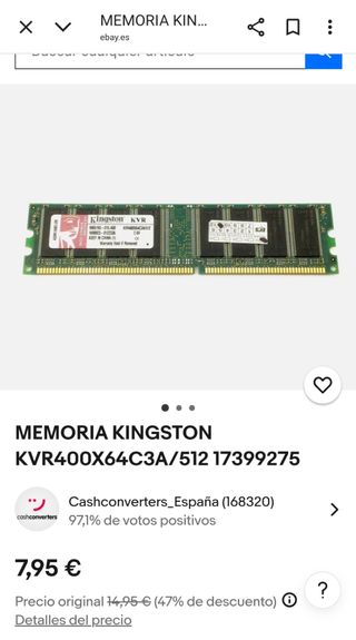 Kingston ValueRAM 512MB DDR400