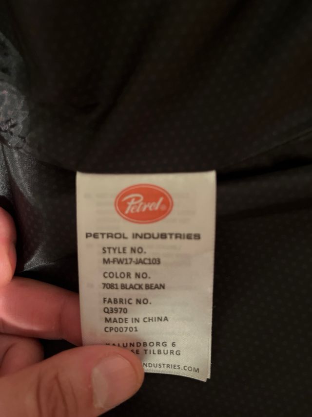 Cazadora Petrol Industries gris oscura