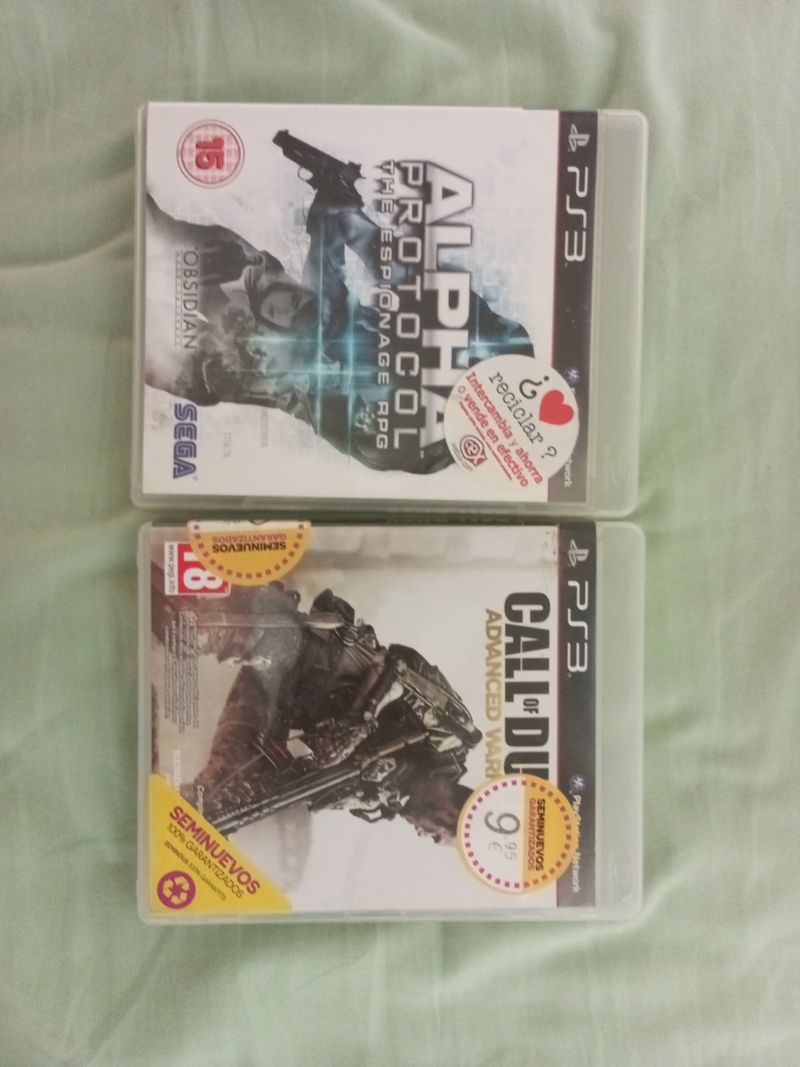 Imagen de PS3 Juegos: Alpha Protocol & Call of Duty