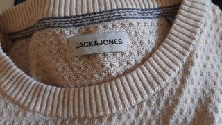 Maglione Uomo Cotone Beige