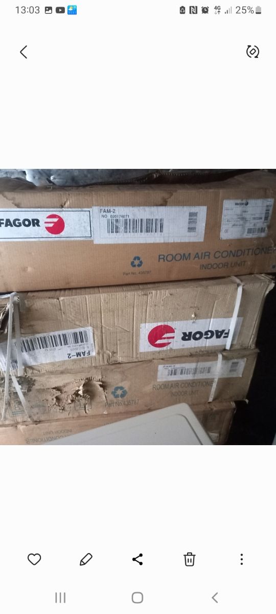 Aire acondicionado Fagor blanco