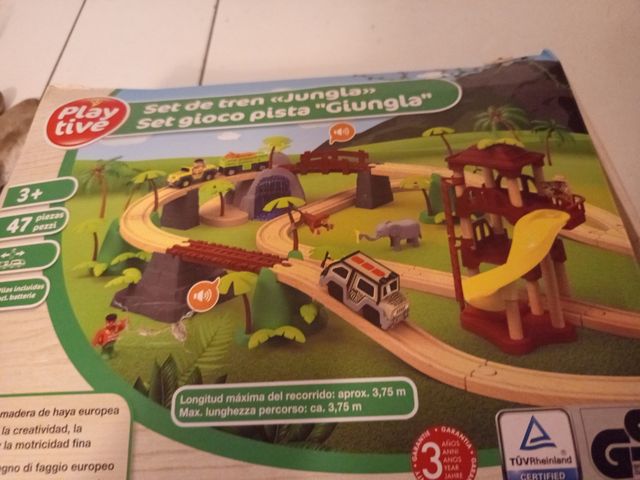 Tren Playtive Selva 47 piezas
