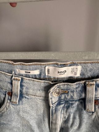 Vaqueros Mom Mango - Talla 40