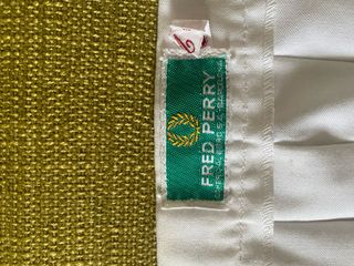 Falda plisada tenis vintage blanca. 