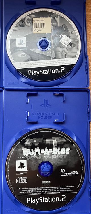 9 juegos PS2 por 35 euros o por separado. 