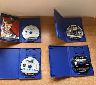 9 juegos PS2 por 35 euros o por separado. 