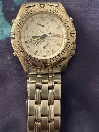 Reloj Lotus cronógrafo plata