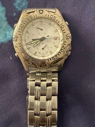 Reloj Lotus cronógrafo plata