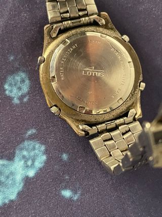 Reloj Lotus cronógrafo plata