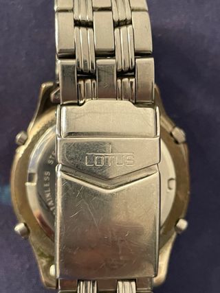 Reloj Lotus cronógrafo plata