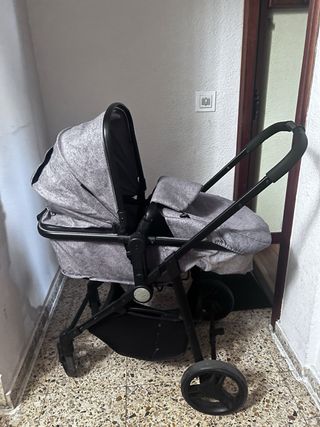 Carrito bebé gris