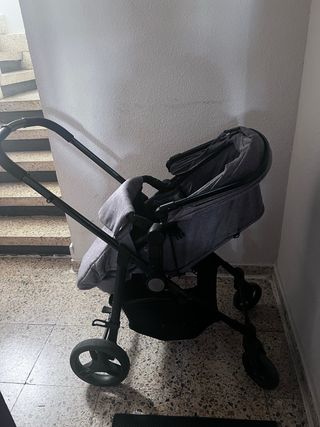 Carrito bebé gris