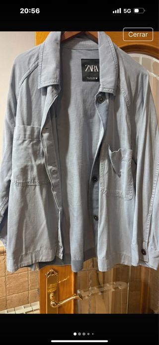 Sobrecamisa Zara azul XL (46-48)