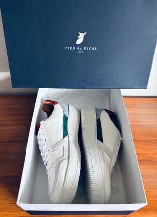 Zapatillas blancas Pied de Biche Talla 39