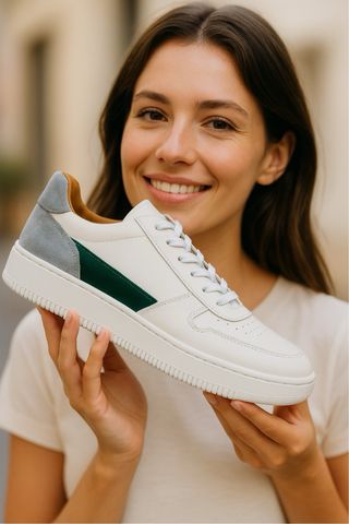 Zapatillas blancas Pied de Biche Talla 39