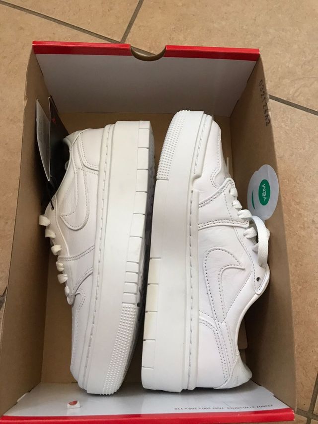 Nike Air Jordan 1 Elevate Platform - Bianche
