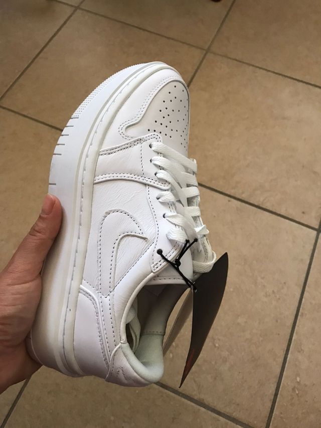 Nike Air Jordan 1 Elevate Platform - Bianche