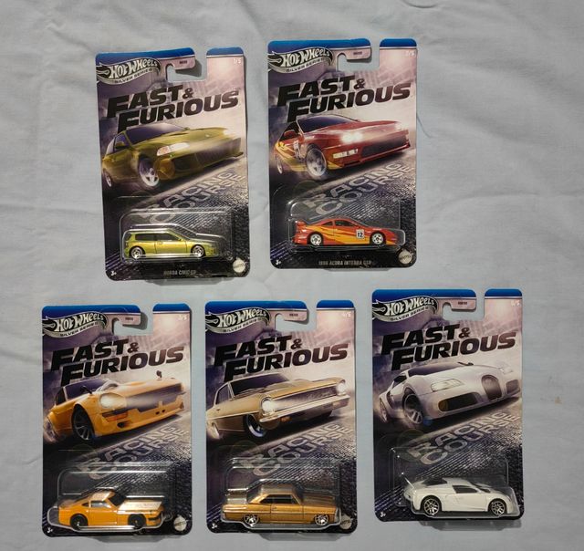 Hot Wheels Fast & Furious x5