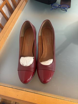 Zapatos vestir burdeos