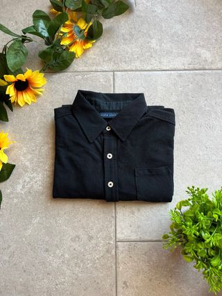 Polo Ralph Lauren nera, maniche lunghe, tg S