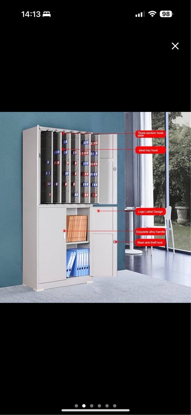 Armario metálico llaves - 120 llaves