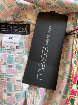 Vestido Matilde Cano XL multicolor