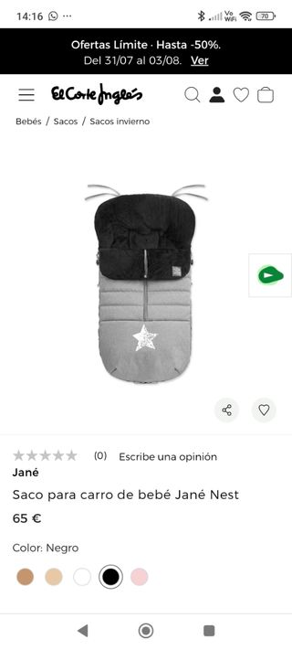 Saco silla universal bebé, sirve para sillas bebe