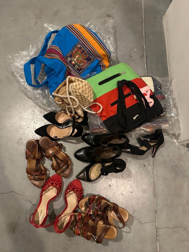 Vestido negro y blanco estampado