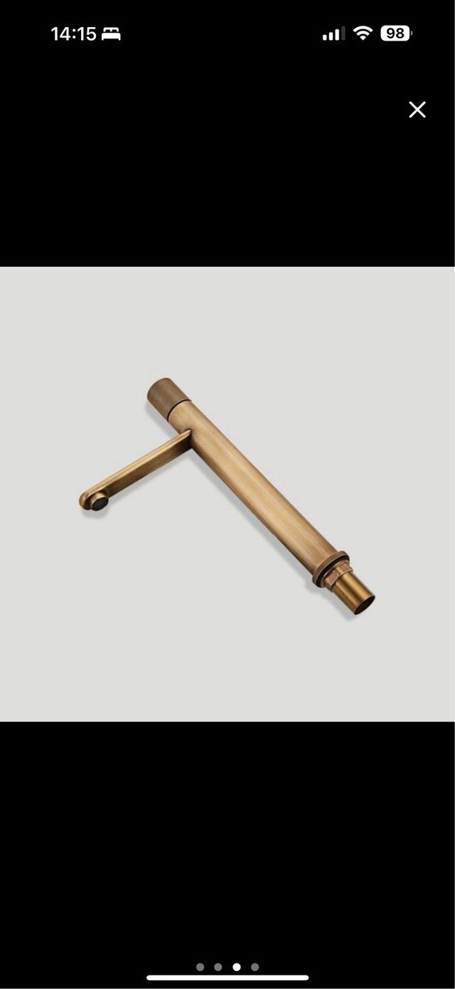 Grifo Baño - Dorado Metal