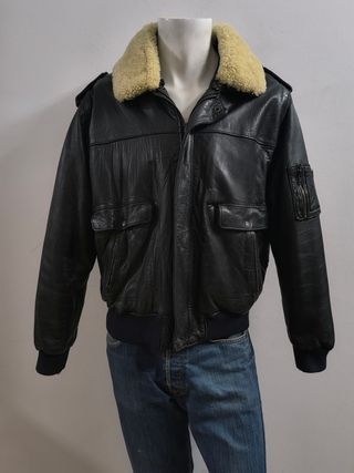 Cazadora aviador cuero