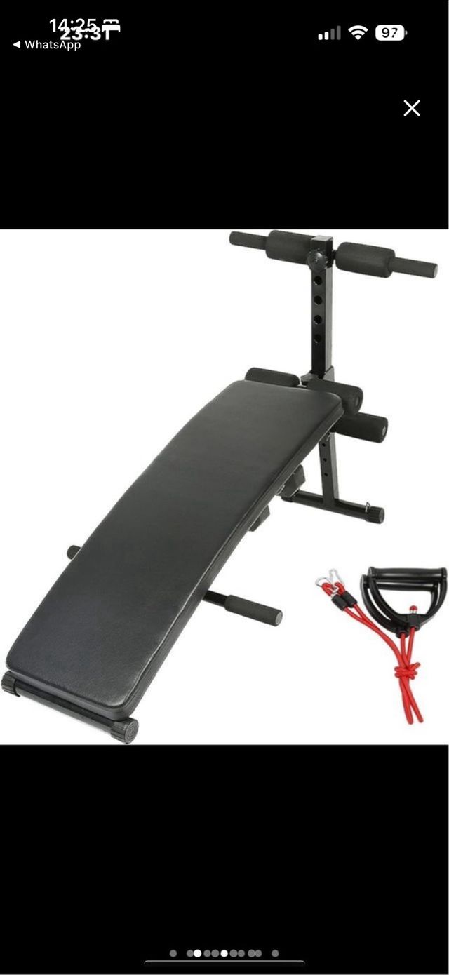 Banco Ajustable Plegable Fitness