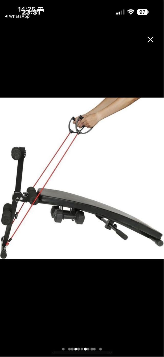 Banco Ajustable Plegable Fitness