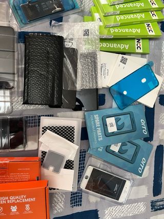 Kit reparación móviles: pantallas, baterías, herra