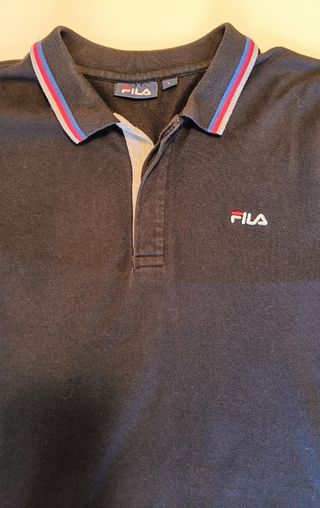 Polo Fila negro - Talla L