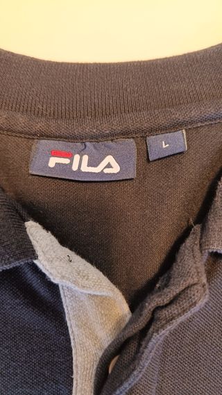 Polo Fila negro - Talla L