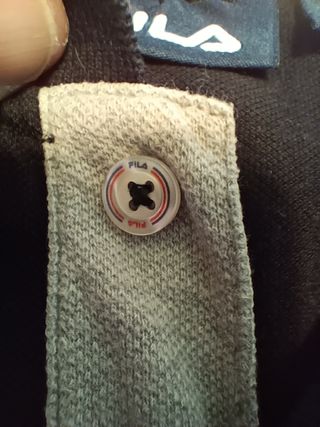 Polo Fila negro - Talla L