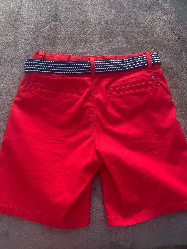 Shorts niño rojo cinturon Ralph Lauren