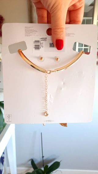 Collar y pendientes Sfera dorados